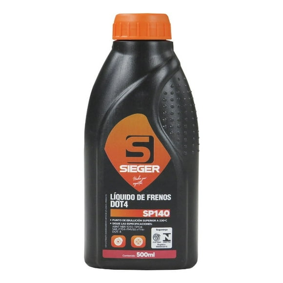 Líquido De Frenos Dot4 Sieger Sp140 500ml