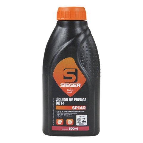 Líquido De Frenos Dot4 Sieger Sp140 500Ml