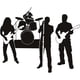 thumbnail image 1 of Decomural Rock Band Musicians WS-18676, 1 of 2