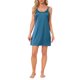 thumbnail image 2 of INSPIRE CHIC Camisón de Satén para Mujer, Camisón de Noche de Seda con Escote en V y Dobles Tirantes Espagueti para Descansar M Azul, 2 of 6