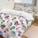 thumbnail image 1 of Pink White Plaid Inside Out Comforter Set Soft 3 Pcs Twin Bedding Sets Thicken for All Season, 1 of 5
