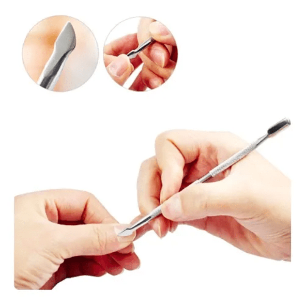 Genérico - Repujador De Cutículas Profesional De Acero Inoxidable