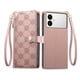 thumbnail image 1 of Funda Billetera con Cierre para [samsung galaxy S26 Edge] con Tarjetero, Soporte y Correa de ManoRosa, 1 of 5