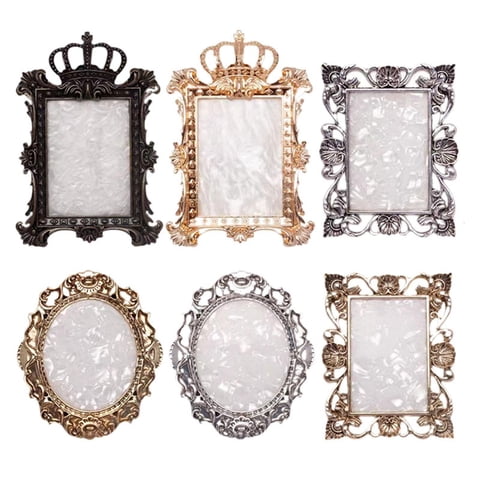 Magideal - Paleta De Decoración De Uñas Diy, Paleta De Mezcla De Uñas Cosmética, Paleta De Pintura Con Soporte Para Esmalte De Uñas Para Salón De Uñas Profesiona 6 Uds.