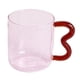 thumbnail image 2 of Taza De Cristal Colorida Taza De Bebida De Desayuno 15 Oz Para Oficina De Agua Con Leche, 2 of 5