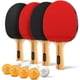 thumbnail image 2 of Set de palas de ping pong PRO SPIN de alto rendimiento para 4 jugadores, 2 of 8