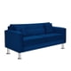 thumbnail image 2 of Sofa New Retro 3c Felpa 12 Azul Marino, 2 of 6