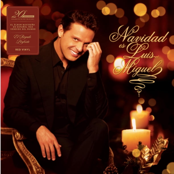 Warner Music International – Álbum Navidades de Luis Miguel (Vinilo Rojo, Edición 20.º Aniversario)