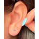 thumbnail image 3 of Piercing labret Zoe titanio F136 8mm 16G plateado, 3 of 3
