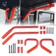 thumbnail image 1 of Juego de 4 manijas de agarre Xprite para Jeep JK JKU 2007‑2018 Rojo, 1 of 7