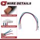 thumbnail image 5 of 1 Juego de cableado del portalámparas de señal de giro delantera para Honda Accord 2/4 para DR 1998-2012 No.33302SR3A01/33302-SR3-A01 Conector de arnés de pigtail de bombilla, 5 of 7