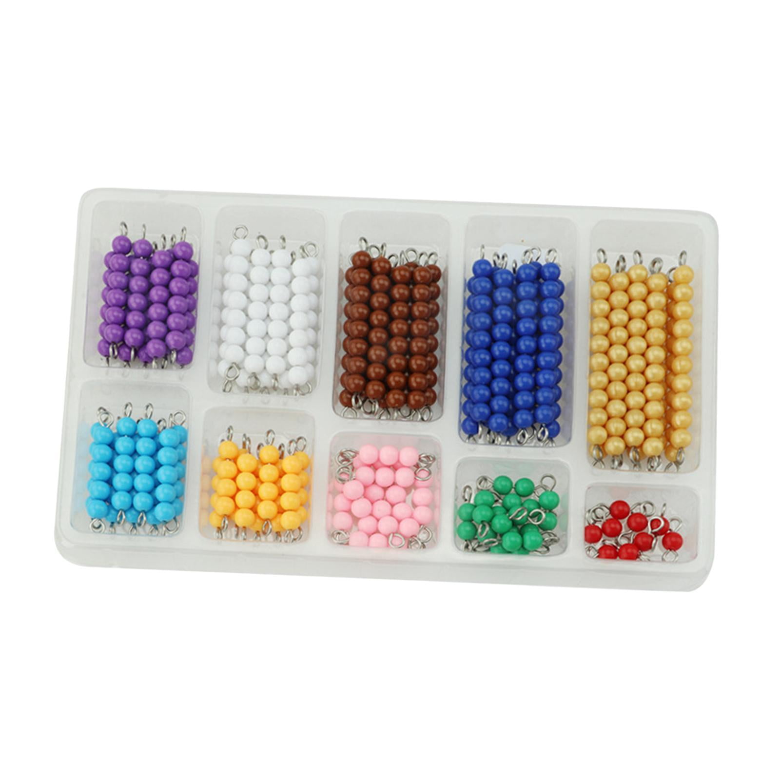 Magideal - Cuentas De Conteo Montessori Ayuda Didáctica Cadenas De Cuentas Montessori Para Niños Y Niñas