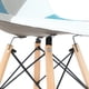 thumbnail image 3 of Silla De Comedor Eames Patchwork Turquesa, 3 of 3