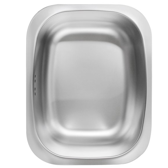 Cuenco de cocina WANANG de acero inoxidable para fregadero con rebosadero