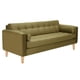 thumbnail image 2 of Sofa Retro 3cg Felpa 05 Verde Musgo, 2 of 6