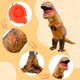 thumbnail image 5 of Disfraz inflable de dinosaurio T-Rex de Qshine para adultos, 5 of 8