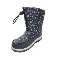 Vinnys Outlet - Bota De Nieve Impermeable Niña Negra