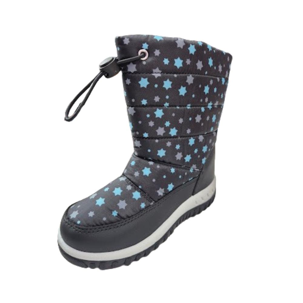 Vinnys Outlet - Bota De Nieve Impermeable Niña Negra