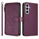 thumbnail image 2 of Funda Cartera Mariposa para [Samsung Galaxy A05s] con Soporte y Cremallera Violeta, 2 of 6