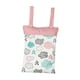 thumbnail image 5 of Bolsa De Pañales Para Bebé, Bolsa De Toallitas Húmedas Con Cremallera Para Actividades Al Aire Libre, Viajes, Picnic, Rosa Y Blanco, 5 of 5
