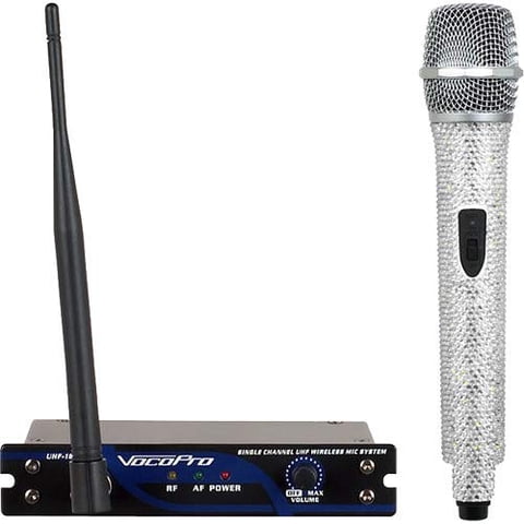 Sistema Pa Vocopro Uhf-18-Diamond-9M-Crystal Con 1 Micrófono