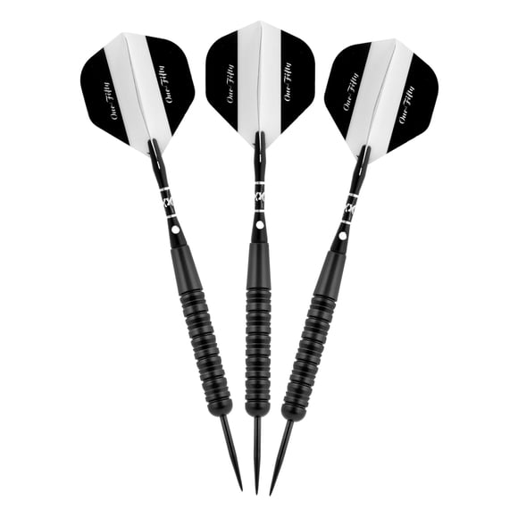 Dardos Elkadart One Fifty con punta de acero, 20 g, con funda para adultos