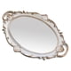 thumbnail image 3 of Espejo Bandeja Decorativa Tocador Mesa Centro De Mesa Bandeja De Almacenamiento De Joyas Adornadas 39 Cm X 24 Cm Blanco, 3 of 3