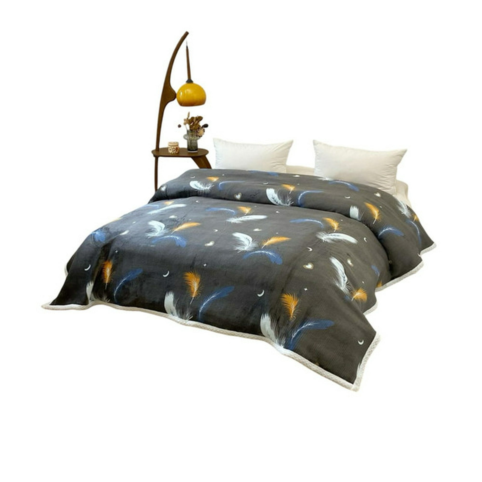 Todo Para El Hogar - Frazada Otoño Invierno Con Chiporro 2 Plaza Plumas D07