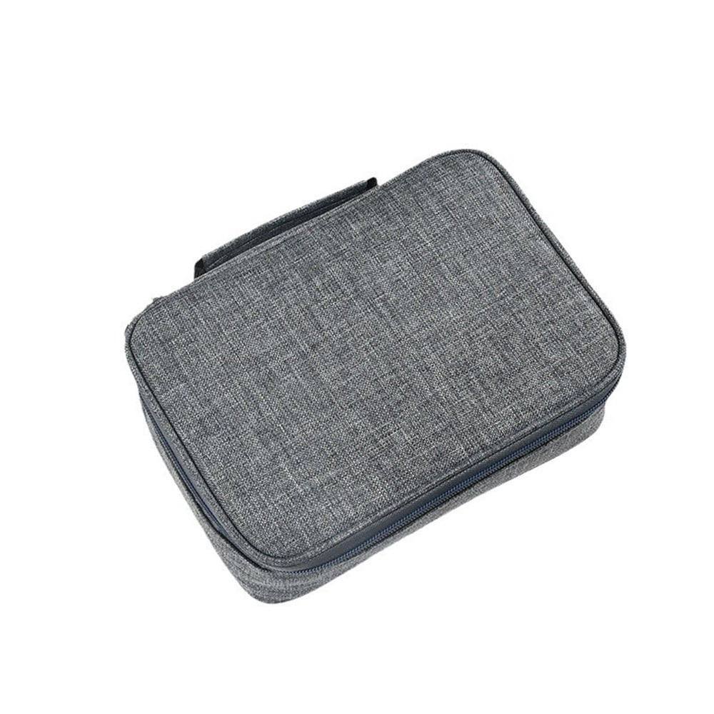 Xusx111 - Bolsa De Lápiz De Plumas De Cremallera De Alta Capacidad - Bolsa De Lápiz De Papelería Multifuncional 72 Ranuras De Color Bolsas De Lápiz Portátiles Con 2 Mangas Extraíbles Grises (excluyend