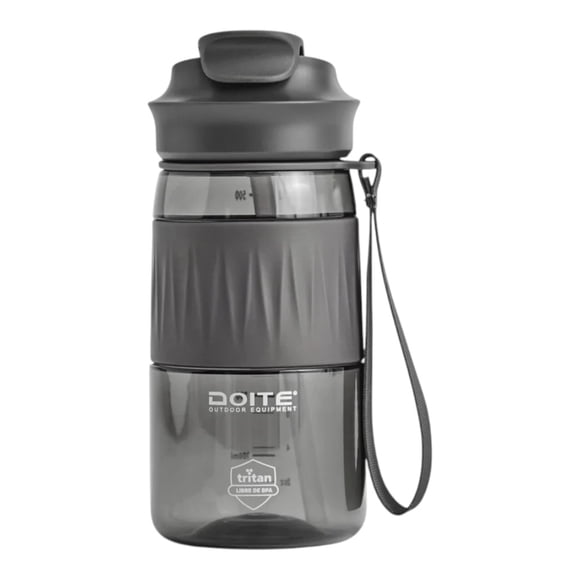 Botella Outdoor Doite Tritan Duo 580 ml Gris