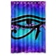 thumbnail image 1 of Cortina de ducha con diseño de Ojo de Horus y ganchos (122 x 183 cm), 1 of 3