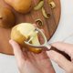 thumbnail image 2 of Pelador de alimentos Sur La Table con mango de madera de nogal, 2 of 7