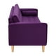 thumbnail image 5 of Sofa Retro 3cg Felpa 05 Morado, 5 of 6