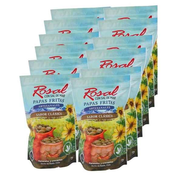 Caja Papas Fritas Rosal 140G X12