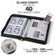 thumbnail image 2 of Carpeta para cartas FunGuys 40 Slabs PSA, 4 bolsillos y cremallera, 2 of 8