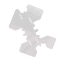 Magideal - Herramienta De Instalación Rápida Con Cremallera Plantilla De Acrílico Transparente Plantillas Patrón De Plantilla Portátil Para Plantilla De Bolsa He