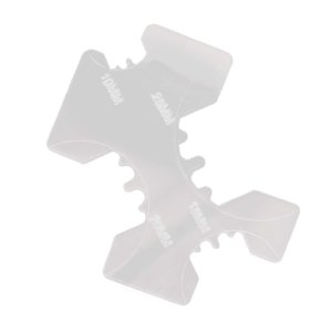 Magideal - Herramienta De Instalación Rápida Con Cremallera Plantilla De Acrílico Transparente Plantillas Patrón De Plantilla Portátil Para Plantilla De Bolsa He