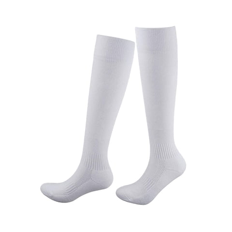 Ioensy - Calcetines De Esgrima Unisex Elásticos Medias De Esgrima Unisex Para Niñas Adulto M Blanco