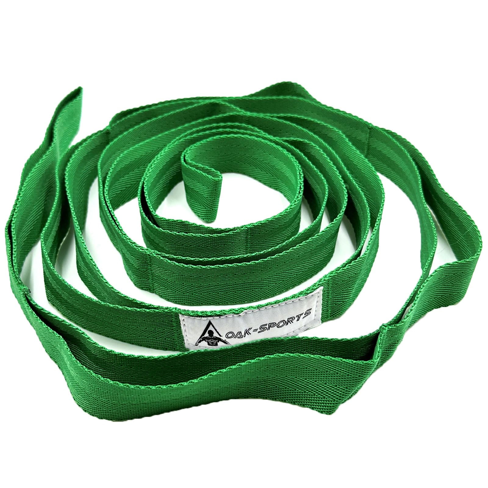 Correa Elástica Para Yoga Oak-sports Con Trabillas Para Fisioterapia