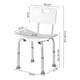 thumbnail image 3 of Silla Piso De Ducha Para Baño Altura Ajustable Portatil 301A, 3 of 3