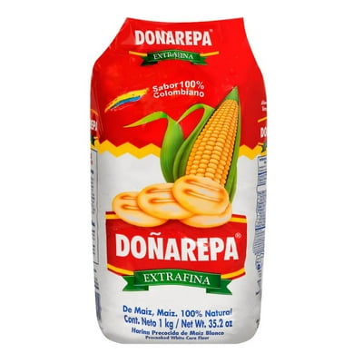 Harina De Maíz Extrafina Bolsa 1 Kg Doñarepa