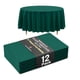 thumbnail image 1 of Exquisite Mantel Redondo Premium Verde Oscuro 66% Más Grueso, 0,5 mil – Pack de 12 – Plástico Desechable de 84 pulgadas que No Se Rompe Fácilmente, 1 of 7