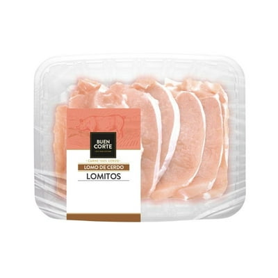 Lomitos De Cerdo 340 G El Buen Corte