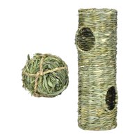 Ioensy - Nido De Juguete Interactivo De Túnel De Hierba De Conejo Para Dormir De Hámster