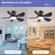 thumbnail image 3 of Ventilador Techo Kviflon 32 Pulgadas LED Control Remoto DC, 3 of 3