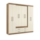 thumbnail image 1 of Clóset Napoles 8 Puertas 4 Cajones Jatoba - Areia, 1 of 4