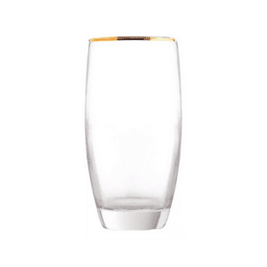 Importclick - Set 6 Vasos Agua Bebida Cóctel Vidrio 460 Ml Transparente