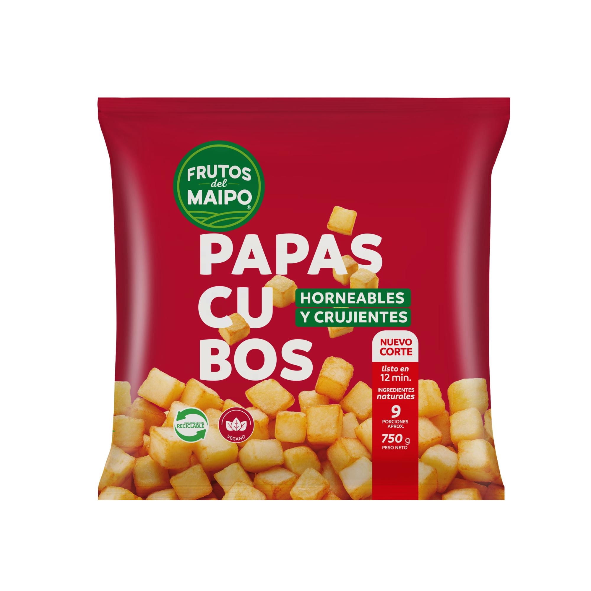 Papas Pre Fritas Cubo 750 g Frutos del Maipo