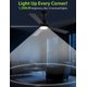 thumbnail image 3 of Ventilador de techo Vaczon 132 cm negro con luz LED y control remoto, 3 of 9