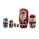 thumbnail image 4 of Muñecas Matryoshka navideñas tradicionales, muñecas rusas anidadas, muñecas coleccionables hechas a mano para el hogar, cafetería, escritorio, regalos, 4 of 5